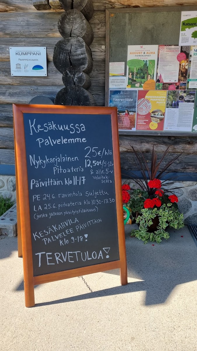 Menu Ravintola Parppeinpirtti-9