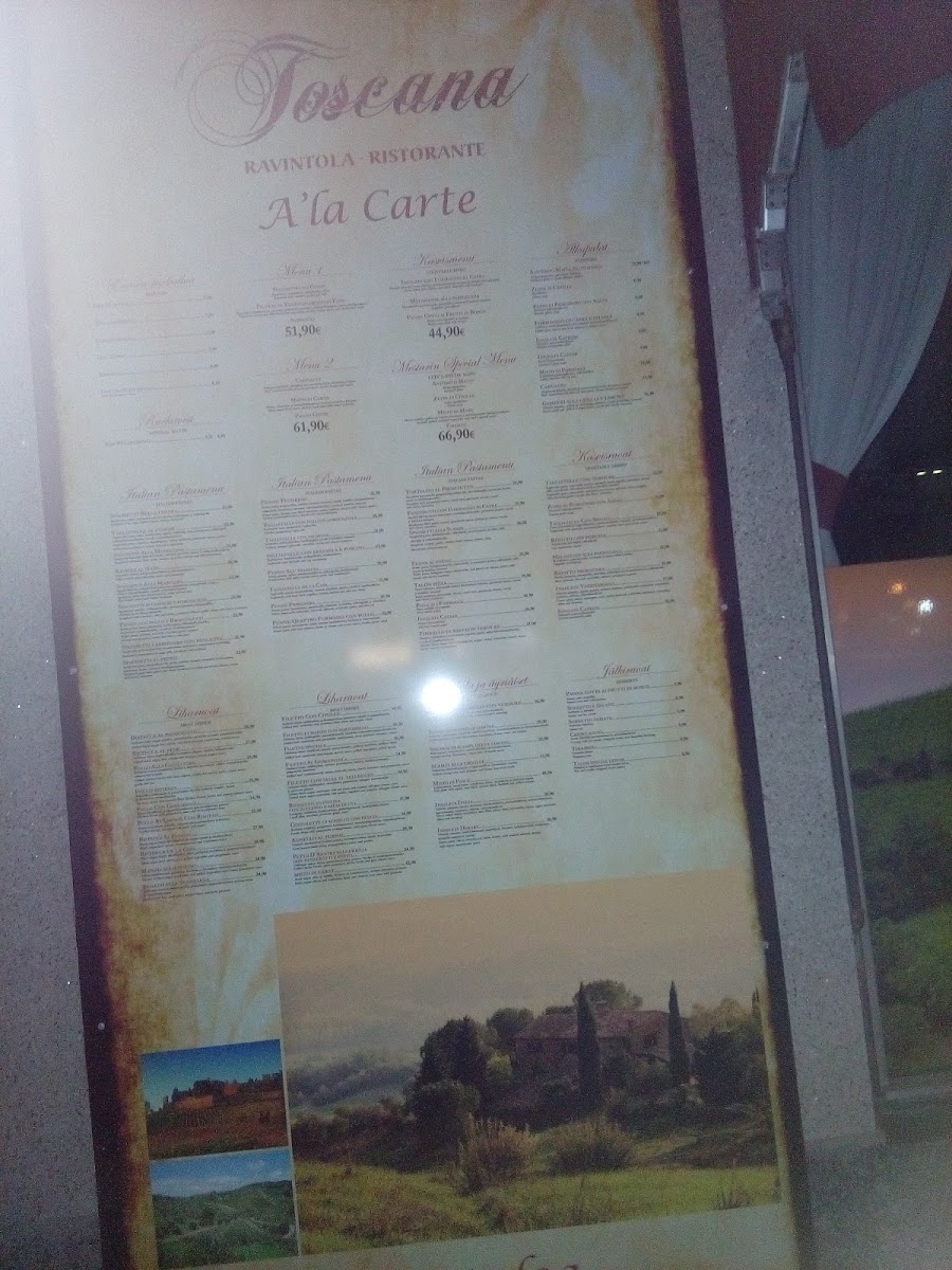 Menu Ravintola-Ristorante Toscana-3