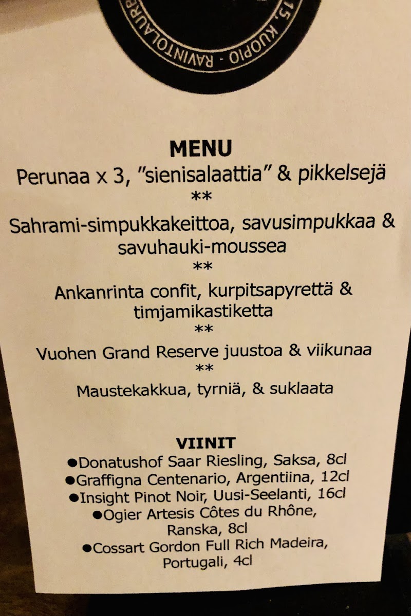 Menu Ravintola Urban-2