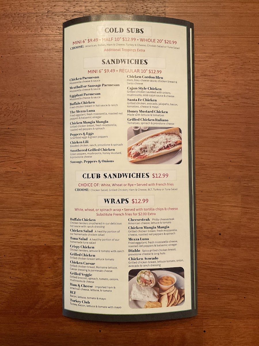 Menu Raymond's Pizza-4