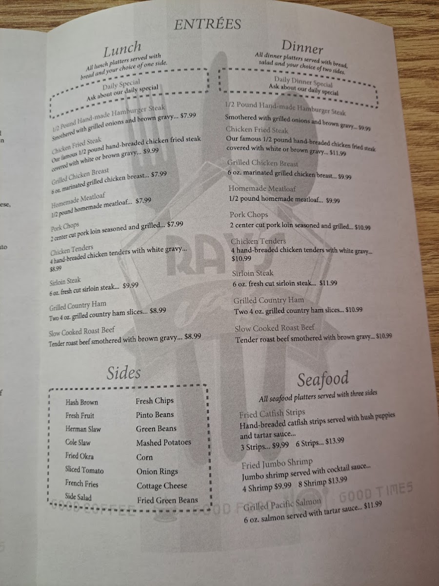 Menu Ray's Cafe-5