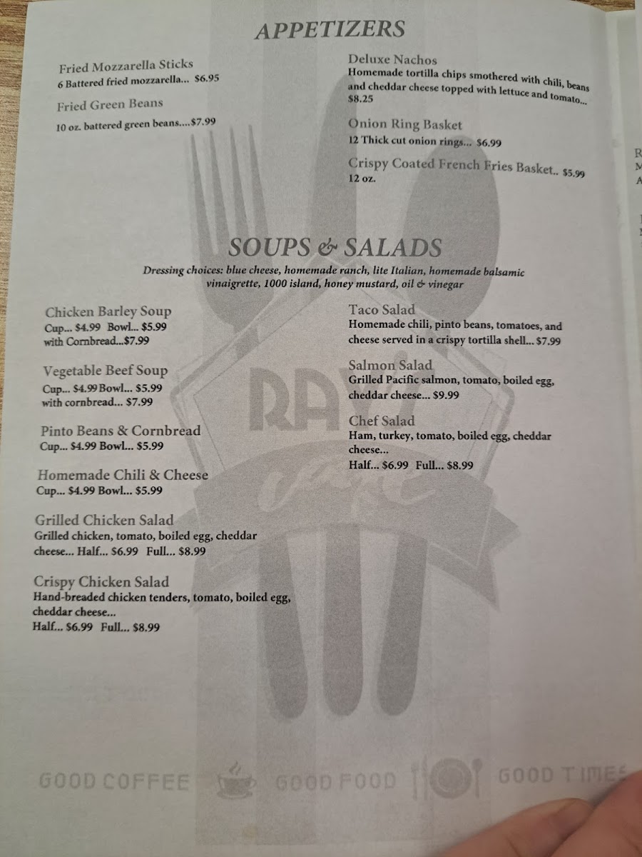 Menu Ray's Cafe-6