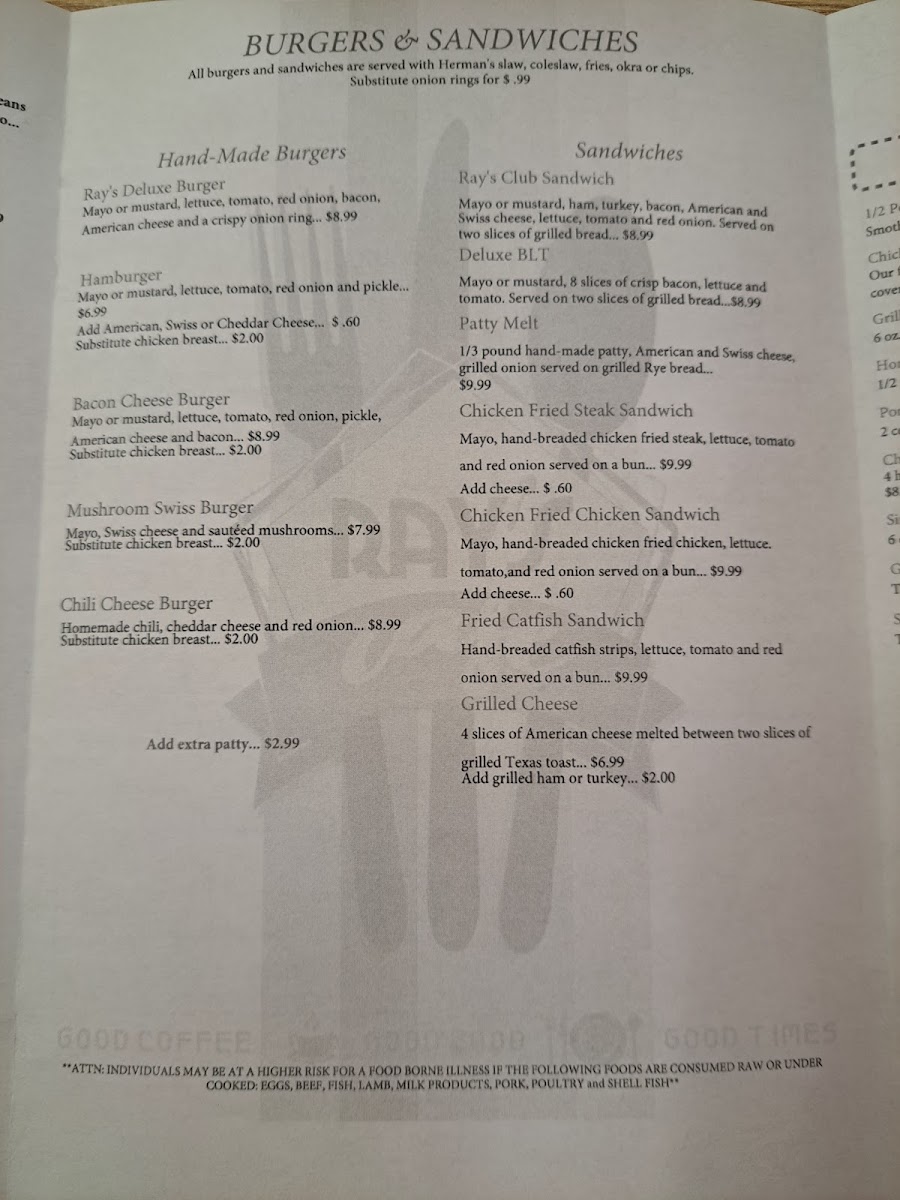 Menu Ray's Cafe-8