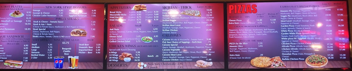 Menu Ray's Pizza-10