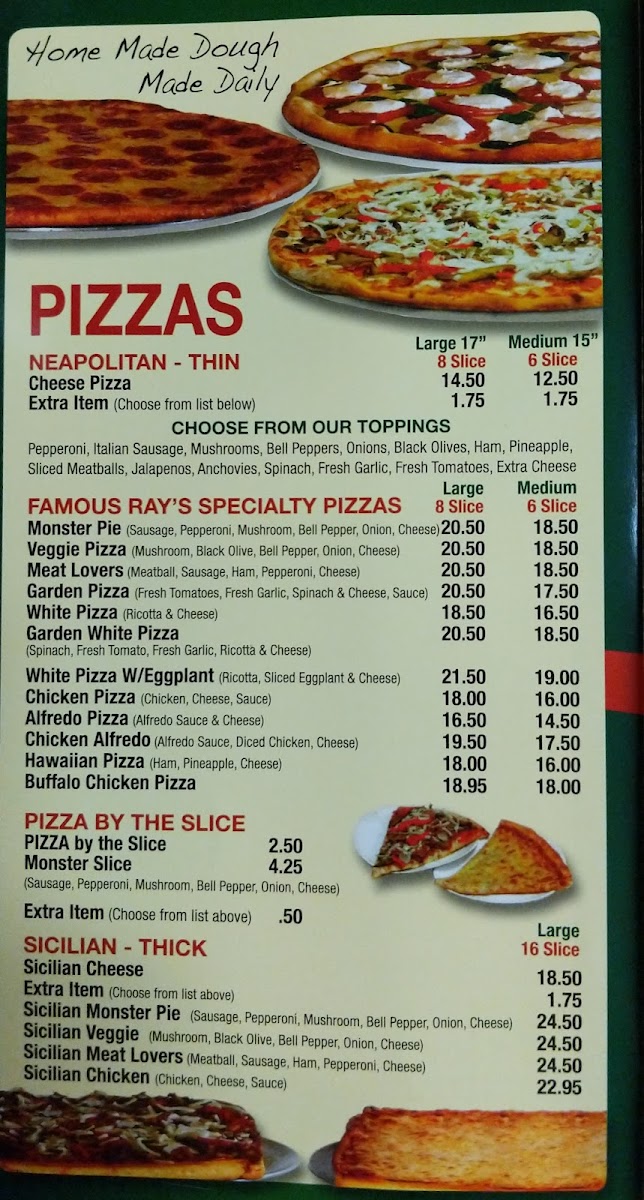 Menu Ray's Pizza-7
