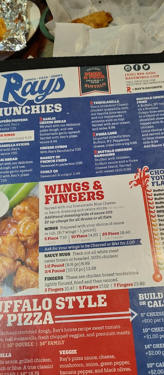 Menu Ray's Wings & Pizza/ray's Original Buffalo Wings-5
