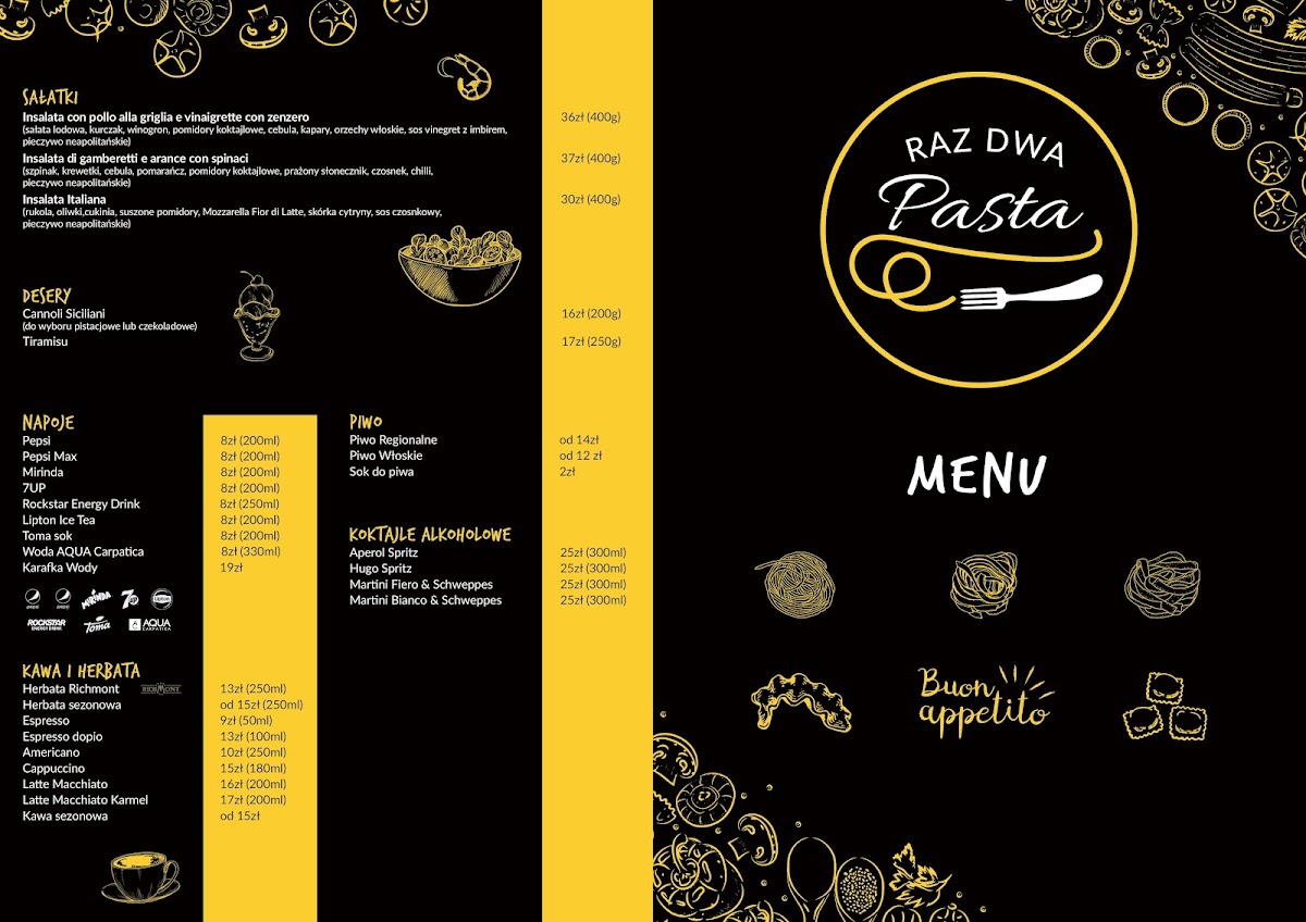 Menu Raz Dwa Pasta-2