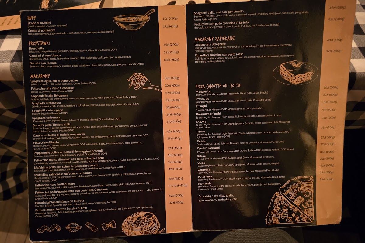 Menu Raz Dwa Pasta-5