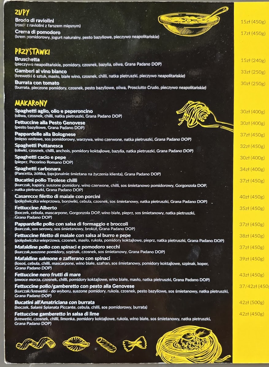 Menu Raz Dwa Pasta-6