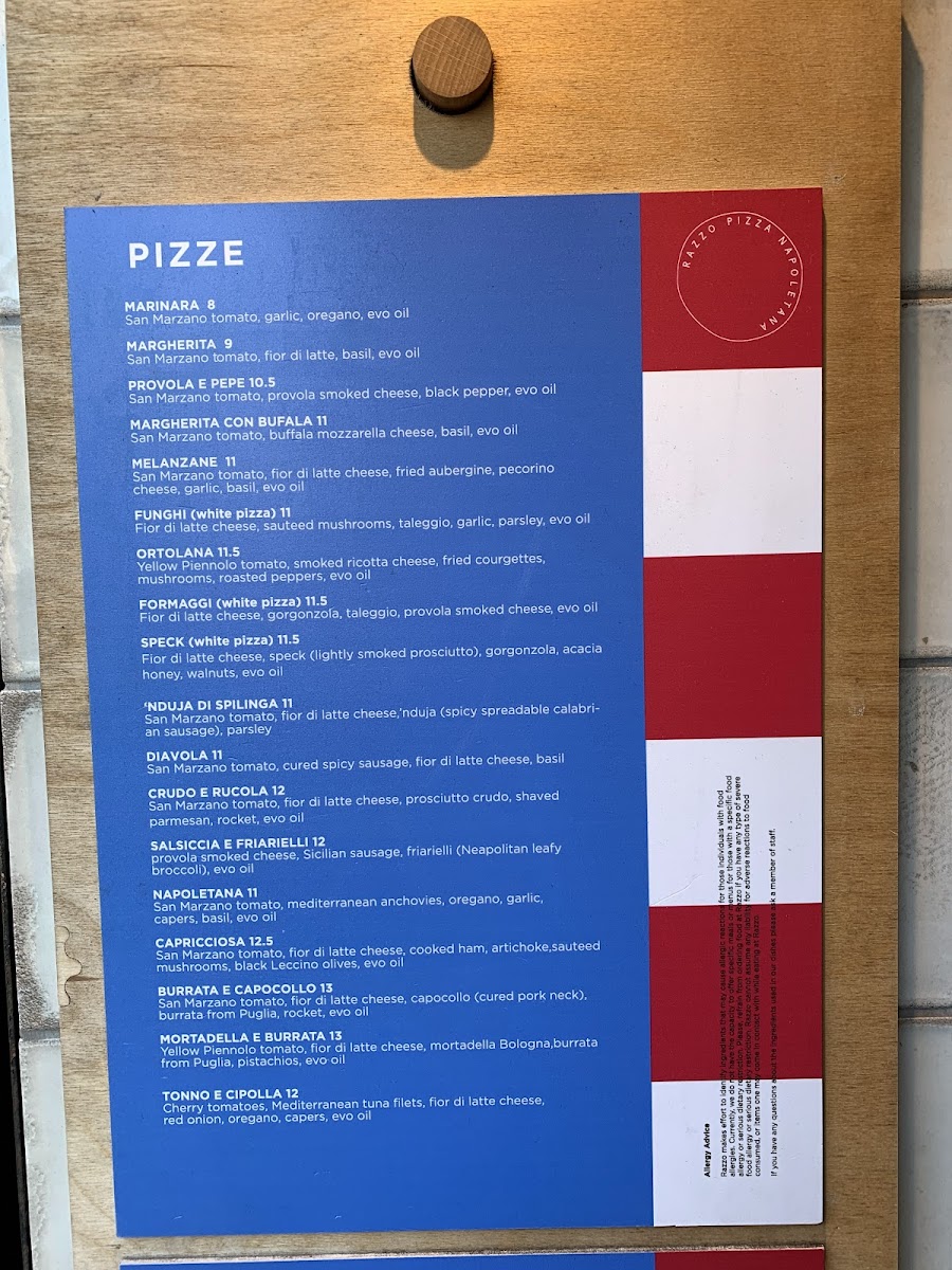 Menu Razzo Pizza Napoletana-10