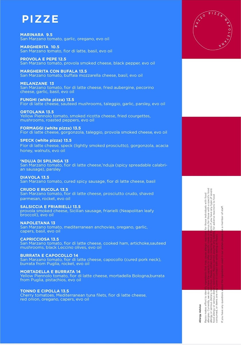 Menu Razzo Pizza Napoletana-2