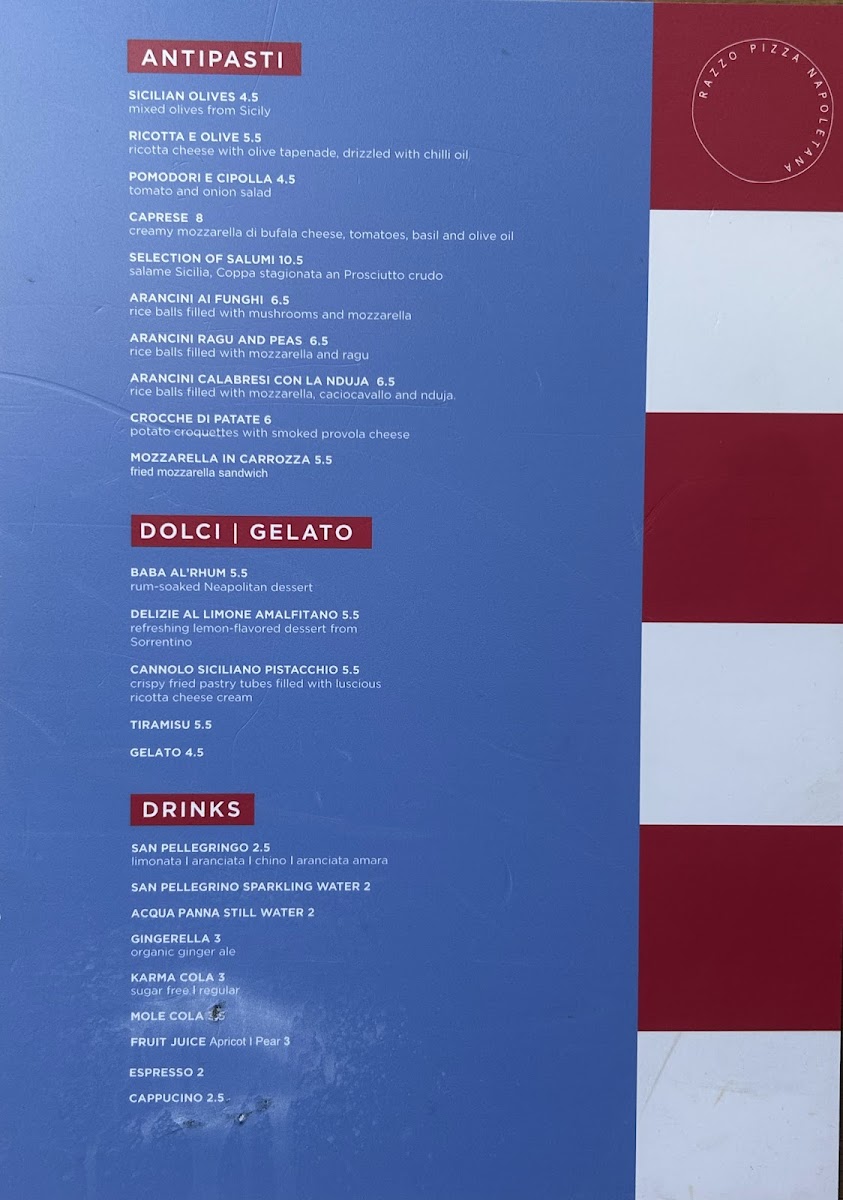 Menu Razzo Pizza Napoletana-4