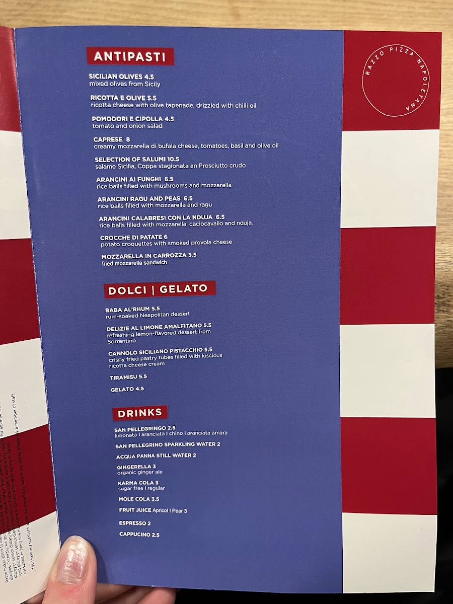 Menu Razzo Pizza Napoletana-7