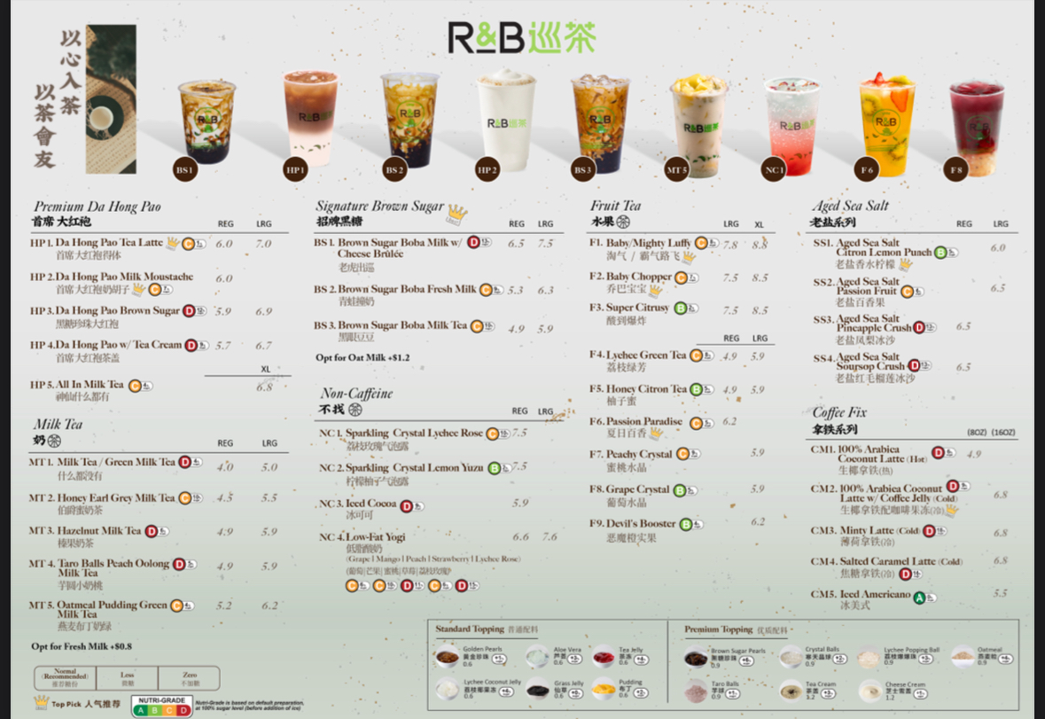 Menu R&b Tea-1