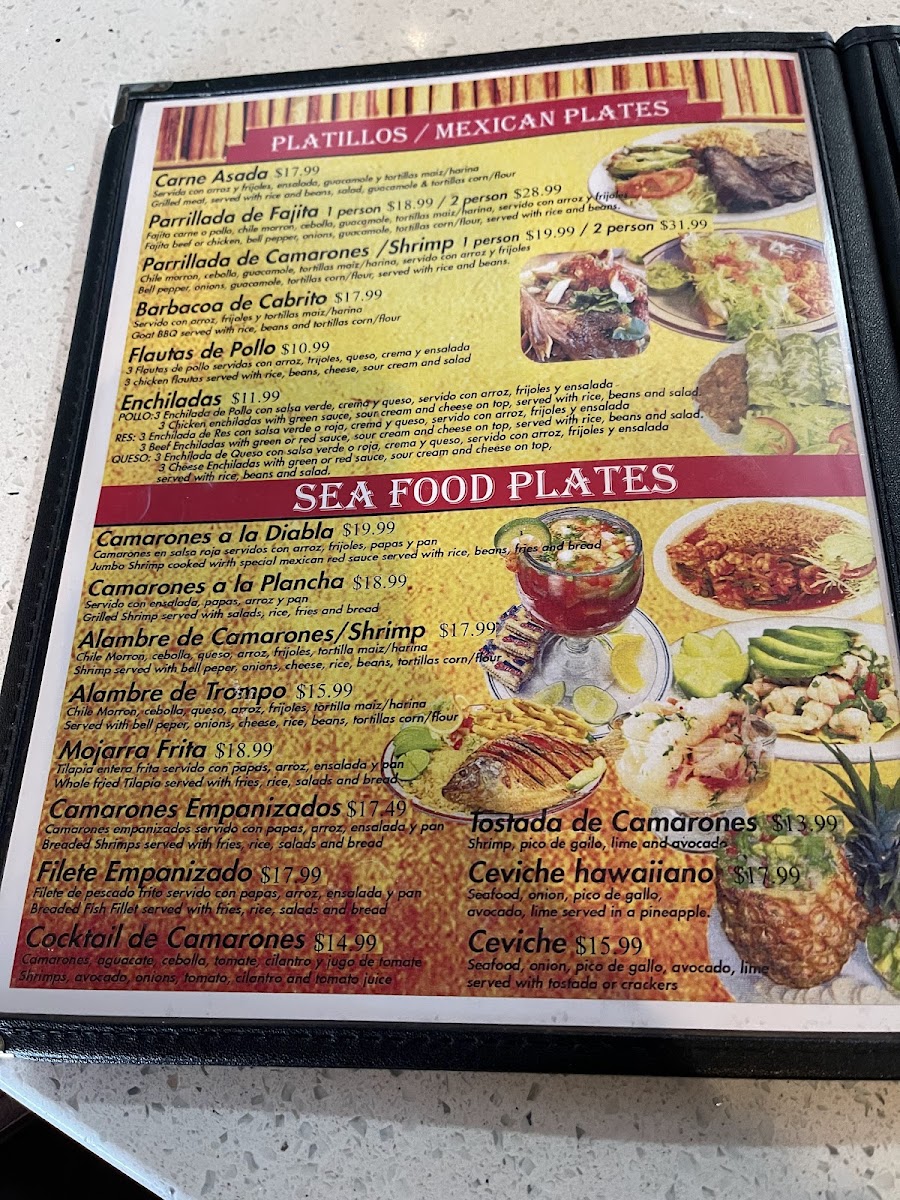Menu Real Mexican Tacos-1