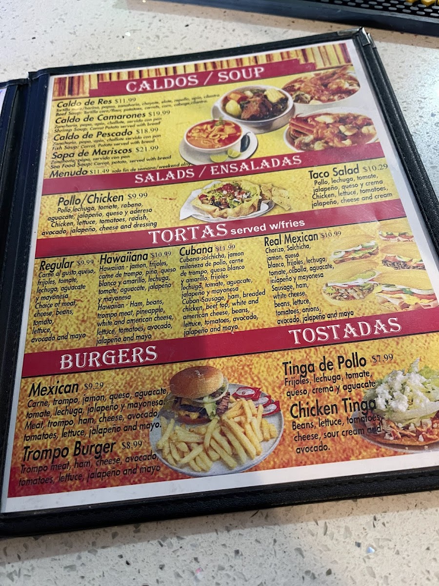 Menu Real Mexican Tacos-2