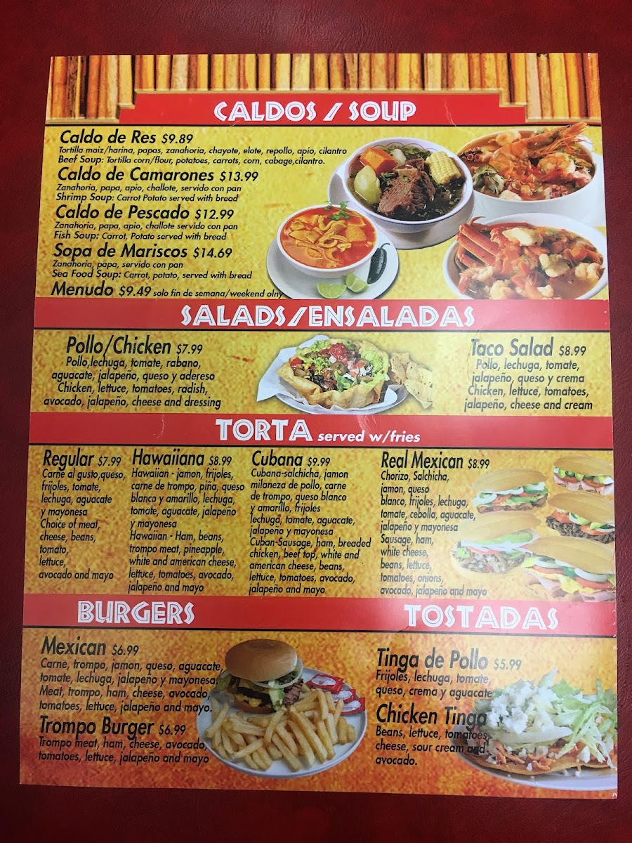 Menu Real Mexican Tacos-7