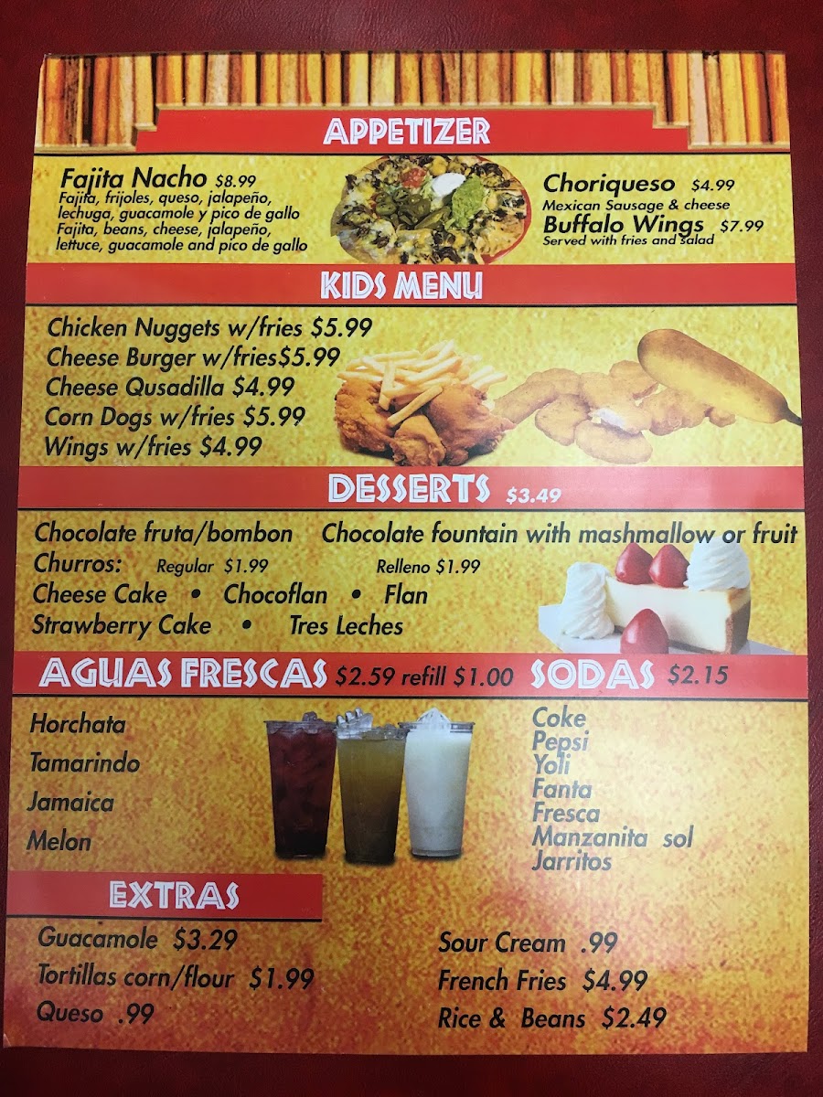 Menu Real Mexican Tacos-8