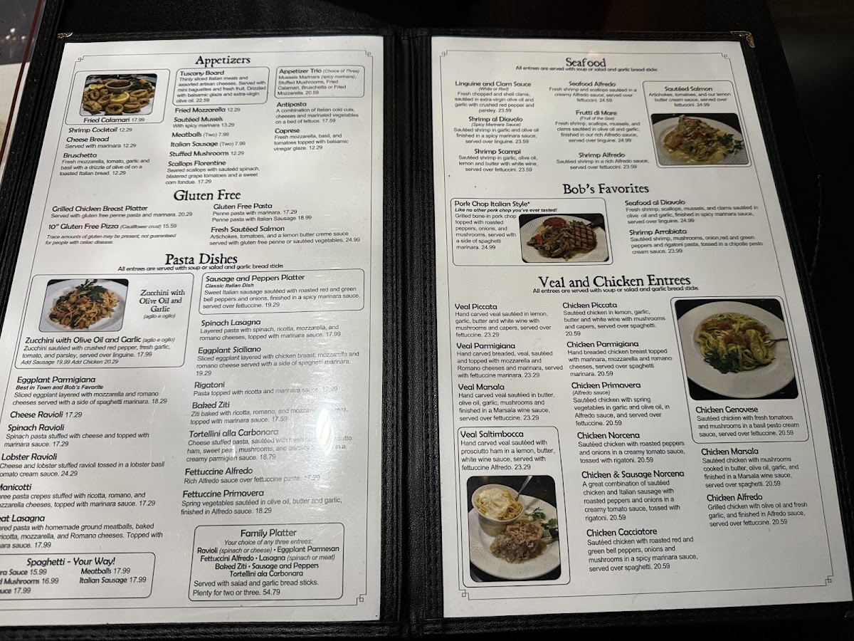 Menu Reale's Italian Cafe-1