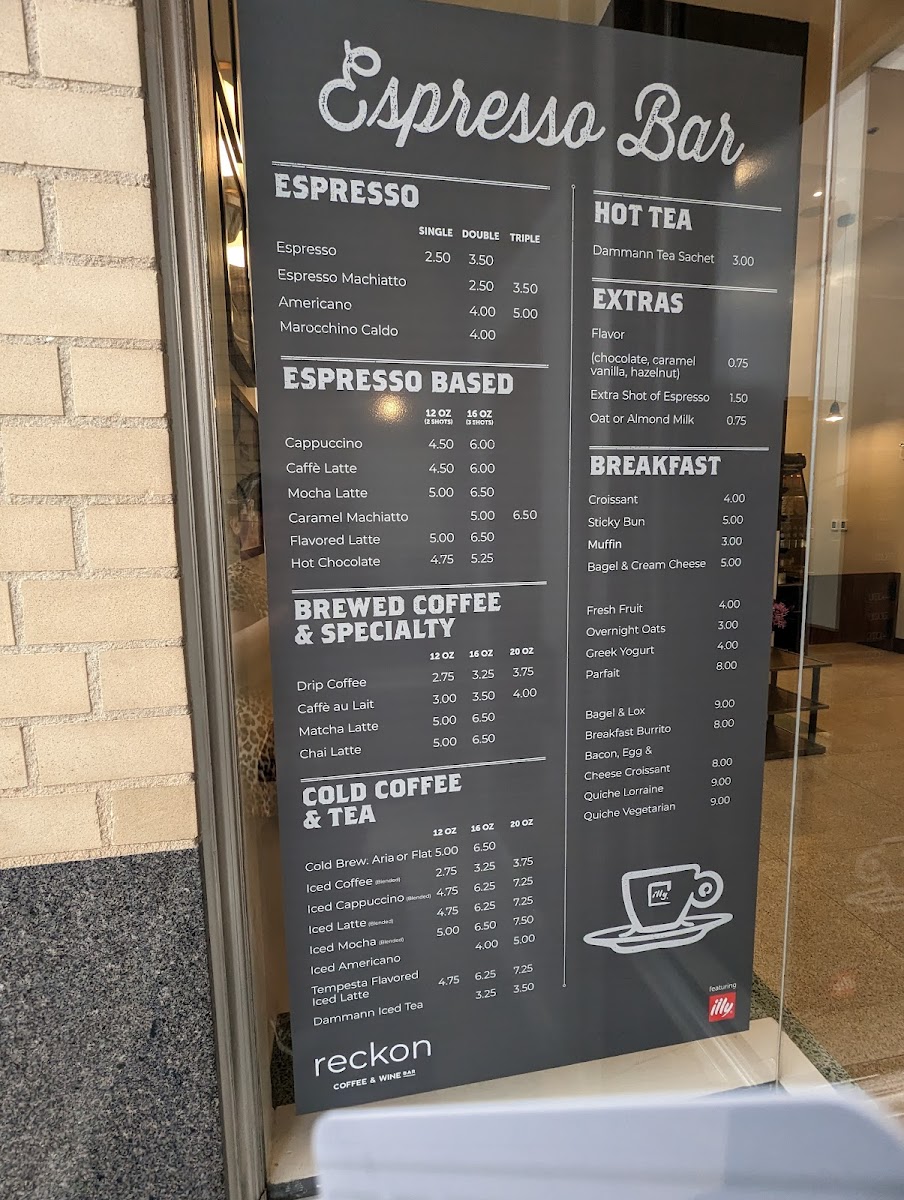 Menu Reckon Coffee & Wine Bar-3