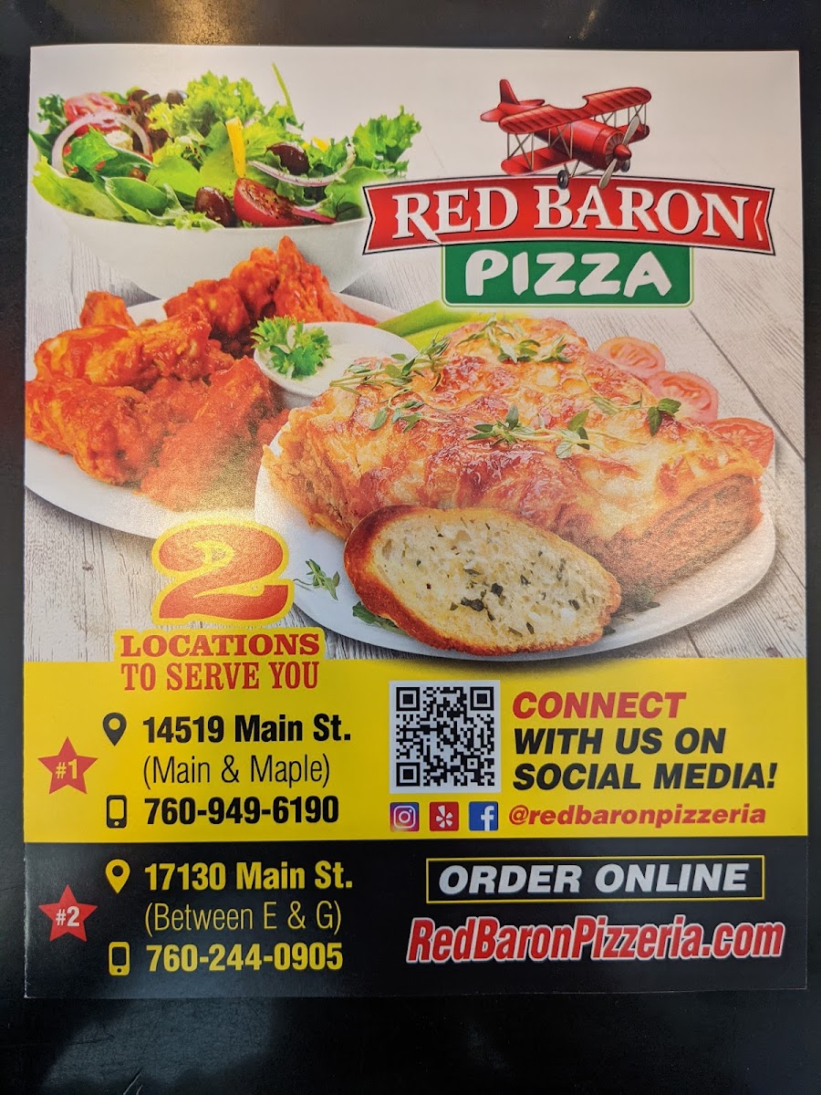 Menu Red Baron Pizza-4