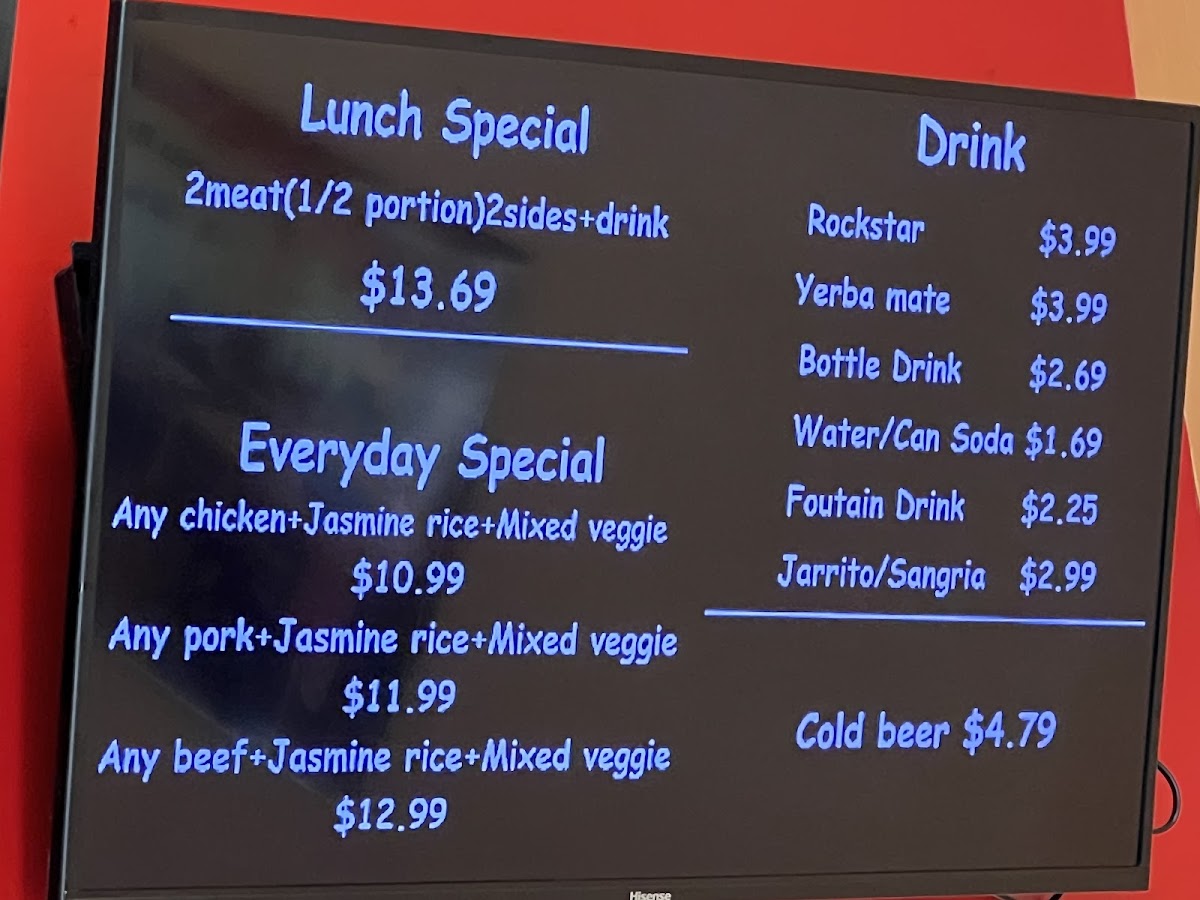 Menu Red Bee Bbq-1