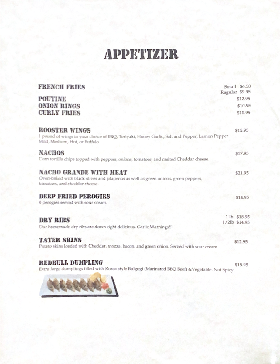 Menu Red Bull Family Restaurant & Lounge-6