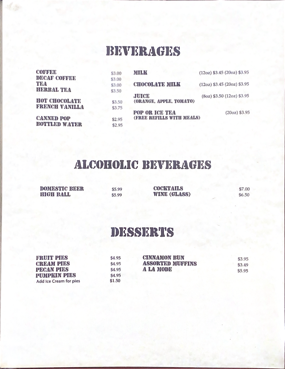 Menu Red Bull Family Restaurant & Lounge-7