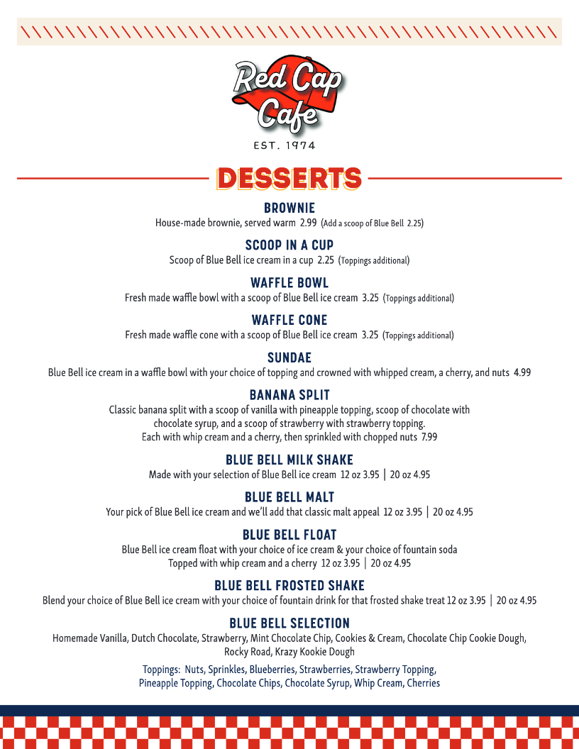 Menu Red Cap Cafe Santa Fe-5