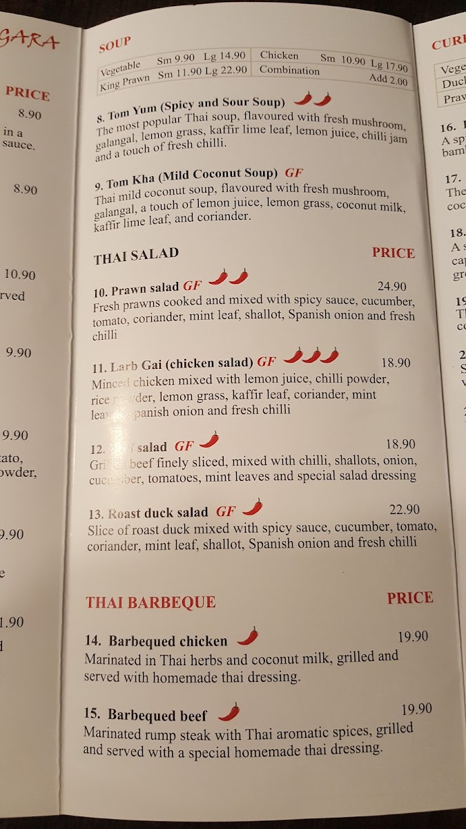 Menu Red Chilli Thai Bargara-3