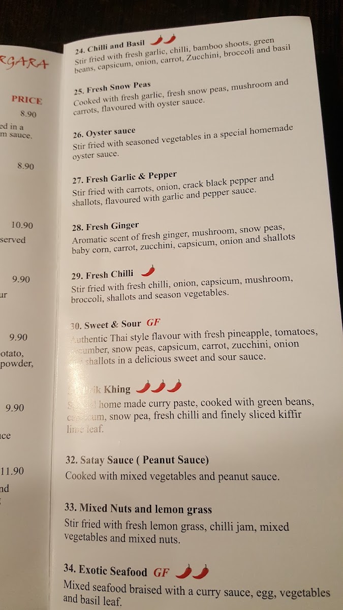 Menu Red Chilli Thai Bargara-4