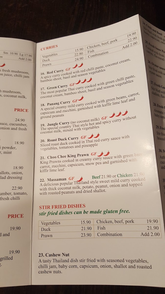 Menu Red Chilli Thai Bargara-5
