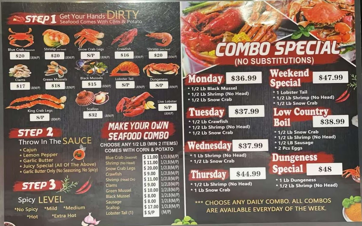 Menu Red Crab Juicy Seafood & Bar-2
