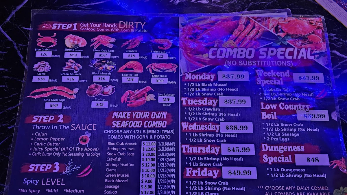 Menu Red Crab Juicy Seafood & Bar-4
