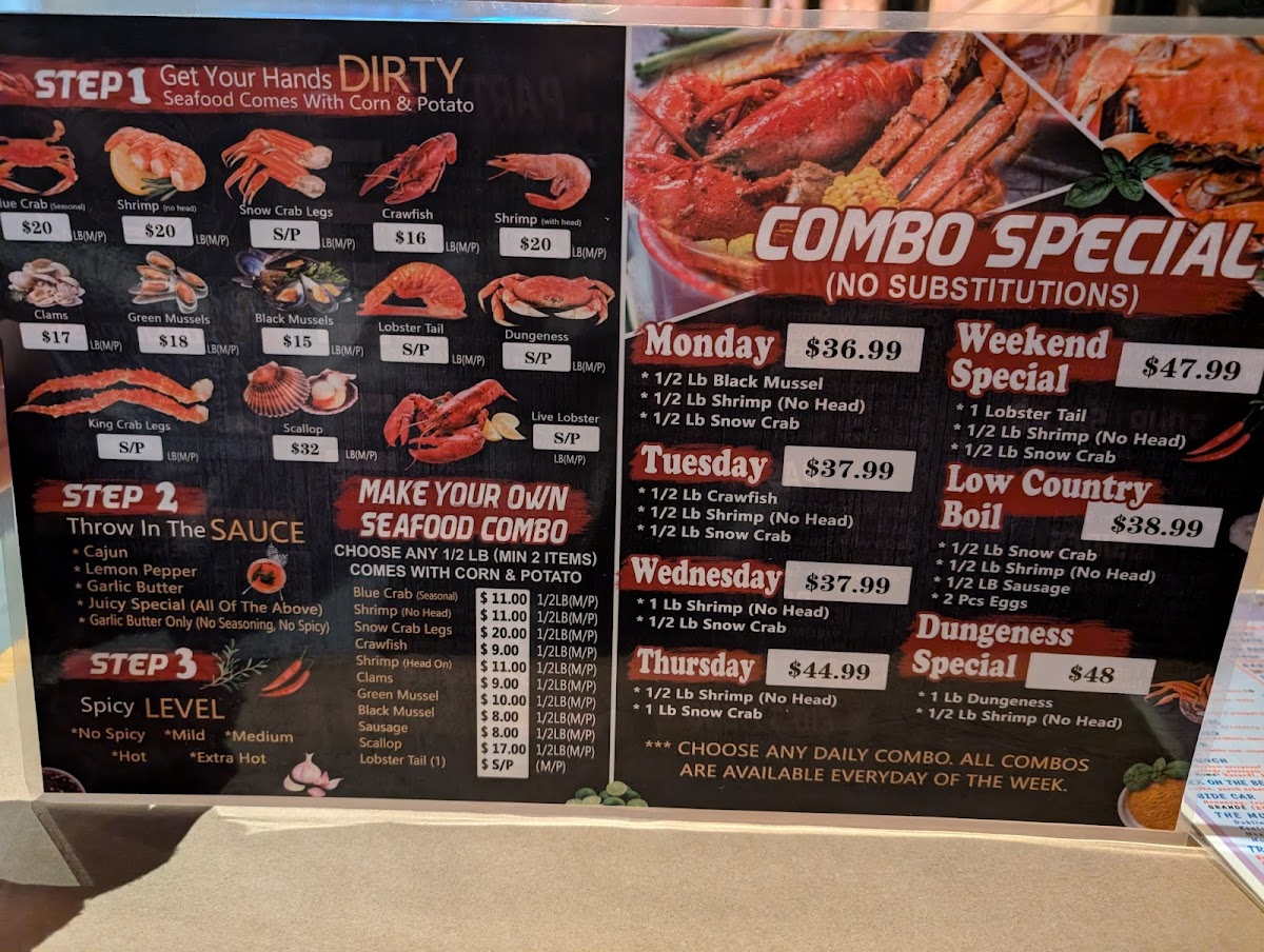 Menu Red Crab Juicy Seafood & Bar-9