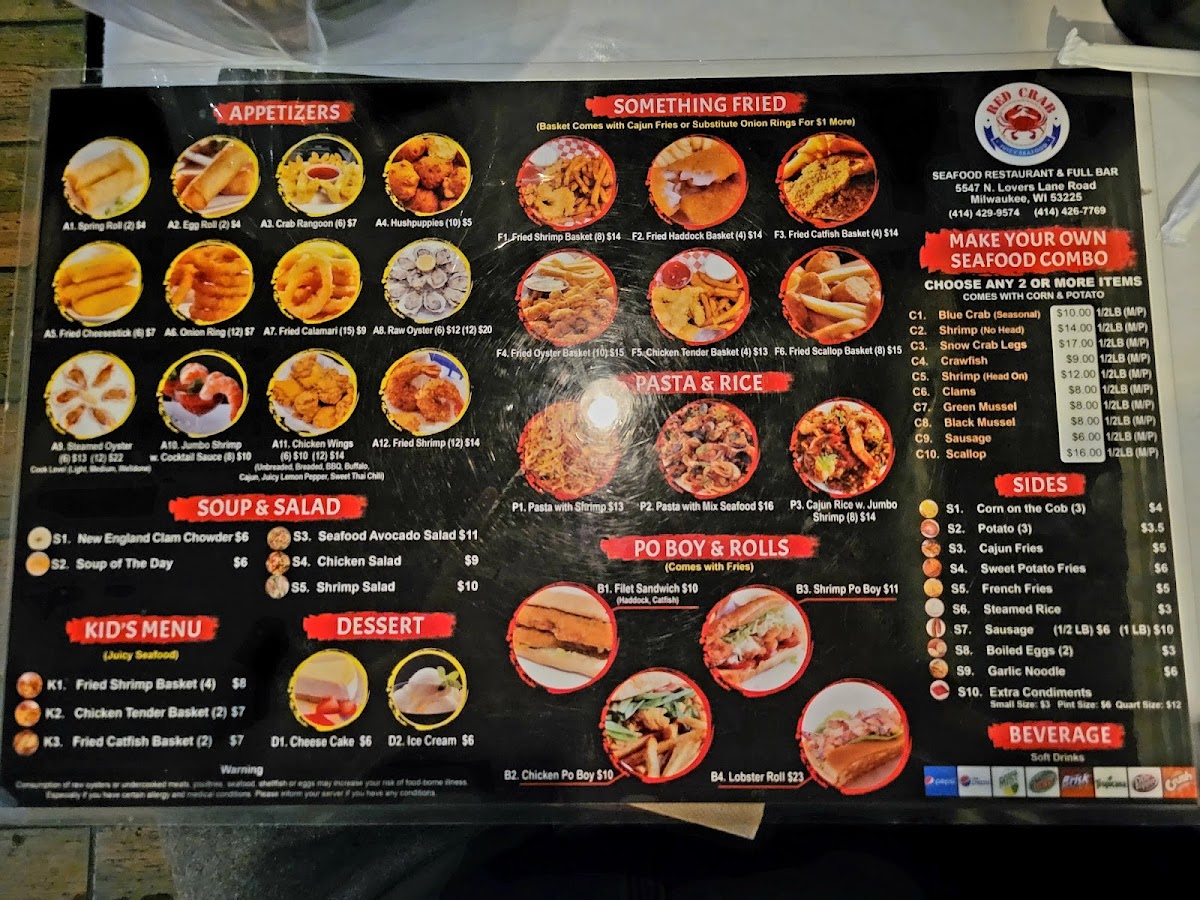Menu Red Crab Juicy Seafood-1