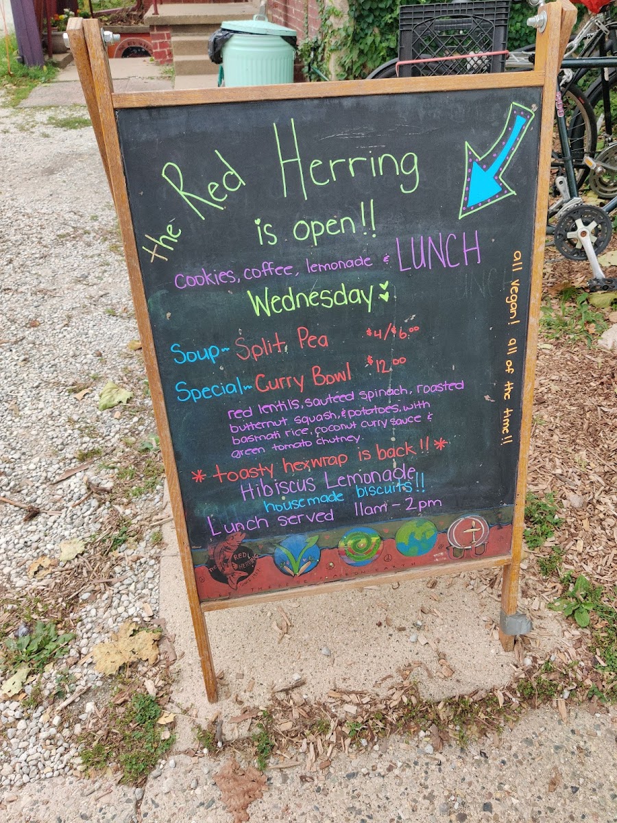 Menu Red Herring Vegetarian Restaurant-4