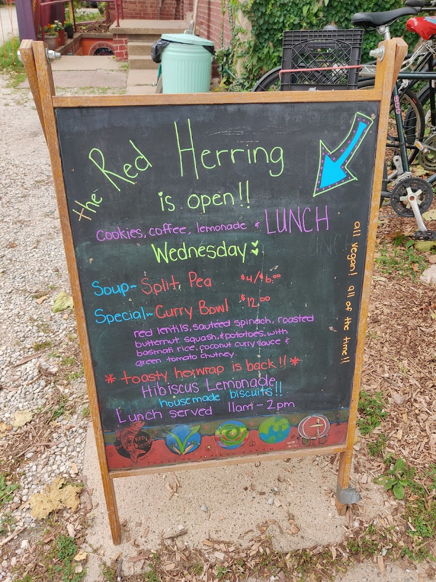 Menu Red Herring Vegetarian Restaurant-5