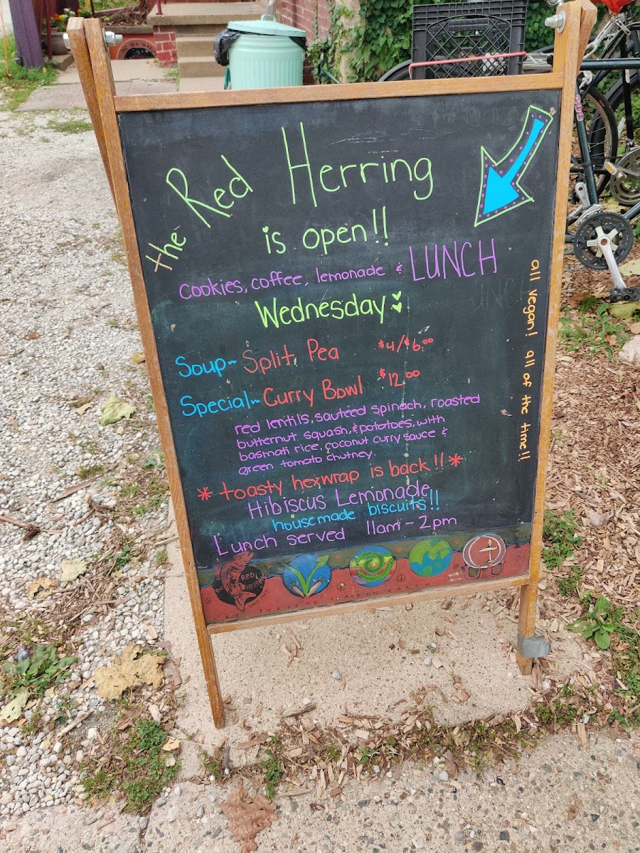 Menu Red Herring Vegetarian Restaurant-6