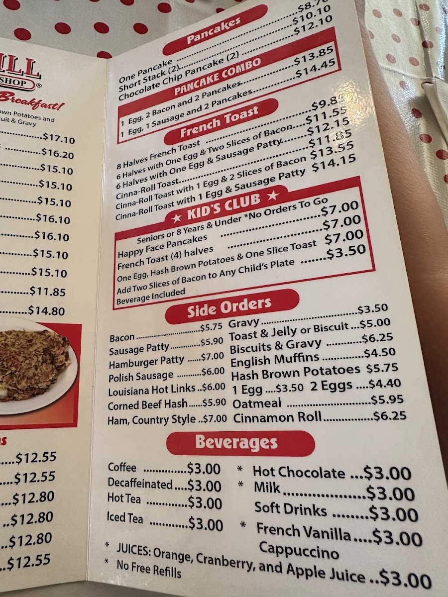 Menu Red Hill Coffee Shop-7