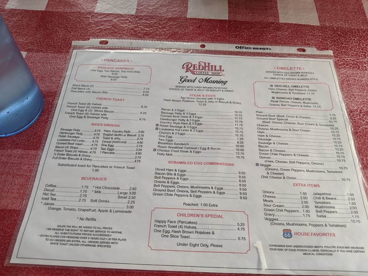 Menu Red Hill Coffee Shop-8
