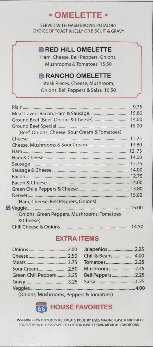 Menu Red Hill Coffee Shop-9