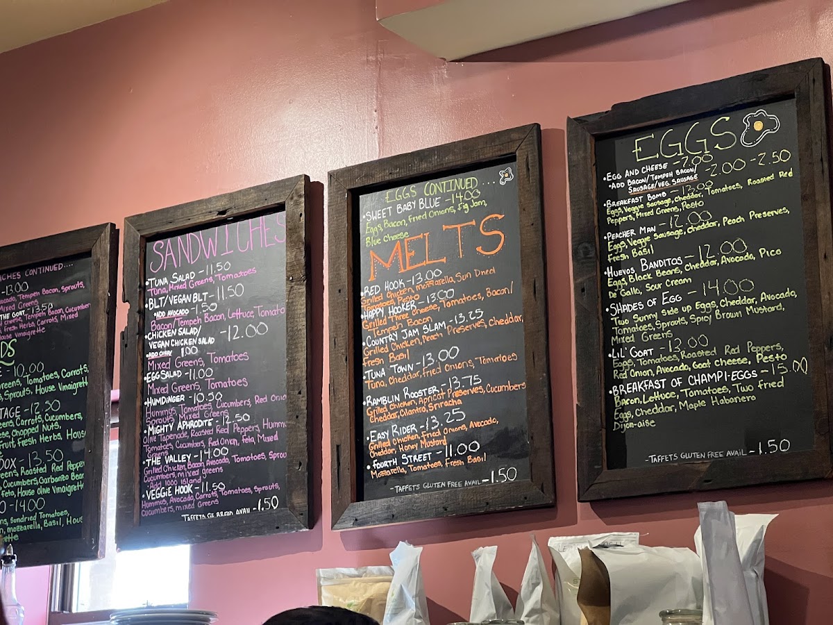 Menu Red Hook Coffee And Tea-2