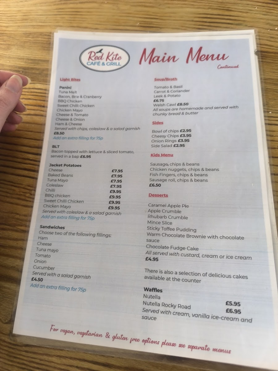 Menu Red Kite Cafe-2