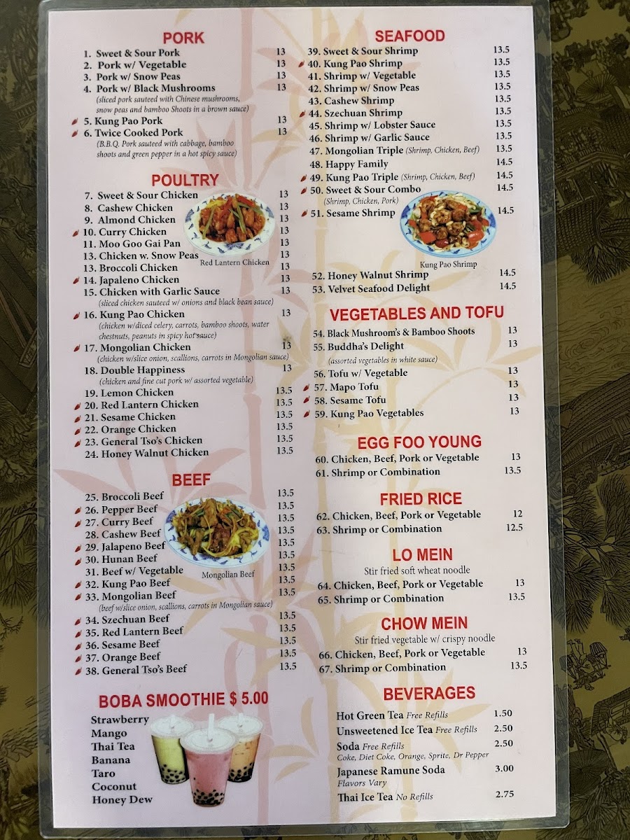 Menu Red Lantern-1