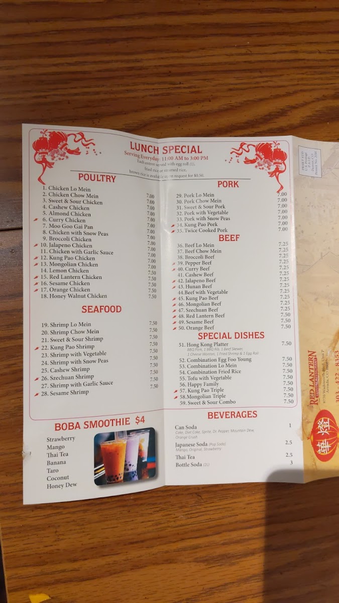 Menu Red Lantern-10