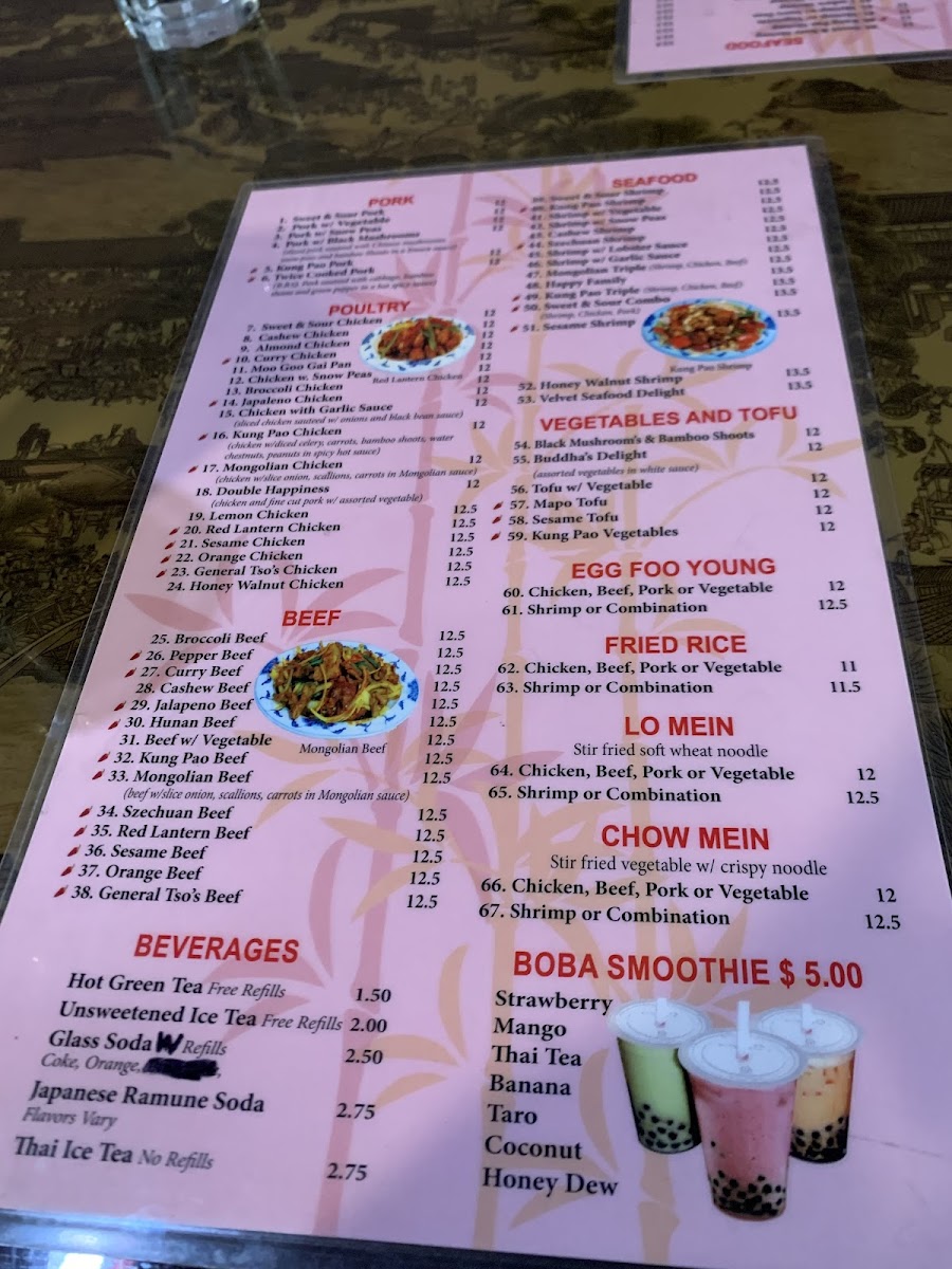 Menu Red Lantern-4