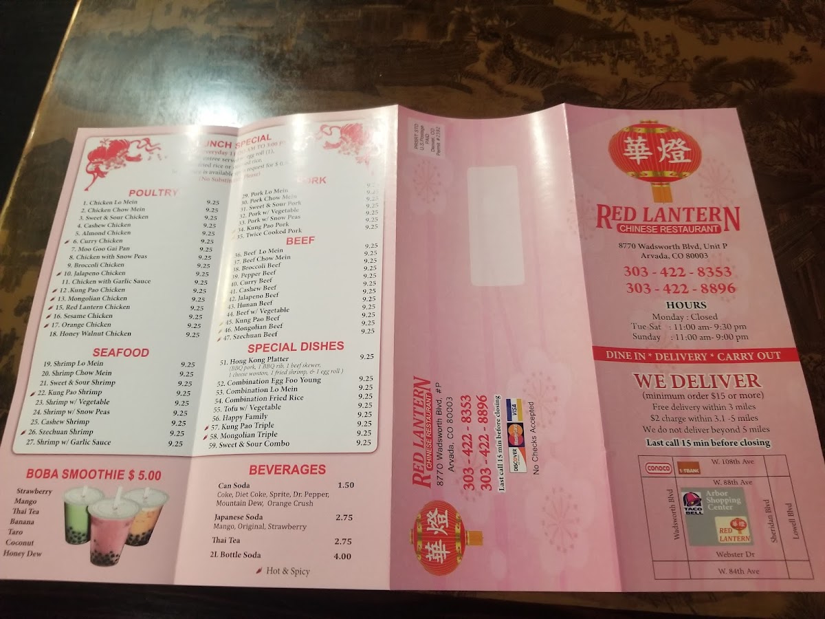 Menu Red Lantern-8