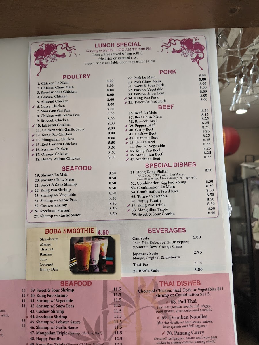 Menu Red Lantern-9