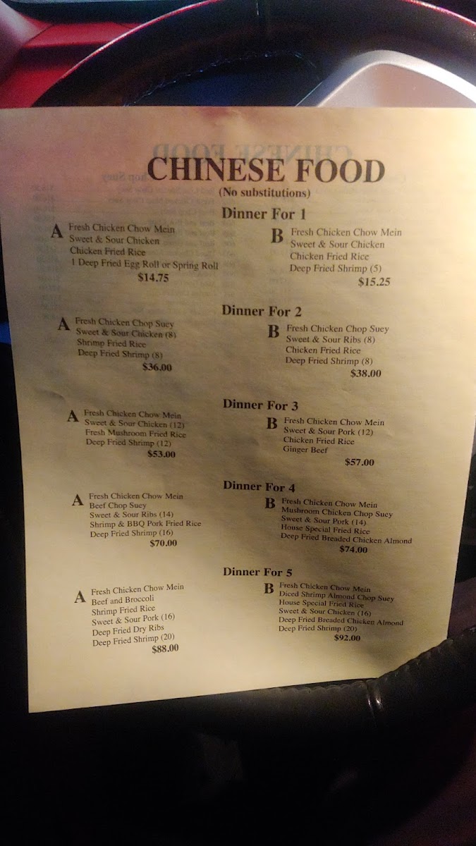Menu Red Lion Inn-4